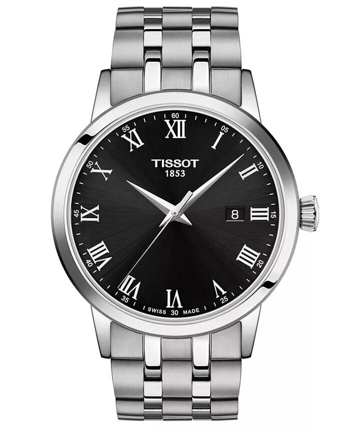 Мужские часы Swiss Classic Dream с браслетом из нержавеющей стали, 42 мм Tissot, черный
Мужские часы Swiss Classic Dream с браслетом из нержавеющей стали, 42 мм Tissot, черный