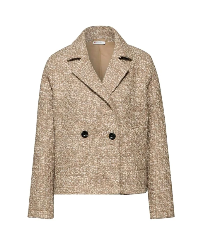 Элегантный жакет из буклированной ткани для женщин Street One, желтый
Элегантный жакет из буклированной ткани для женщин Street One, желтый