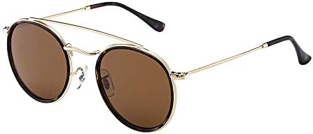 Ретро круглые солнцезащитные очки 2027 года для мужчин и женщин, винтажная оправа с двойной перемычкой, очки для вождения, защита от ультрафиолета UV400 MTZJH, C4 Brown
Ретро круглые солнцезащитные очки 2027 года для мужчин и женщин, винтажная оправа с двойной перемычкой, очки для вождения, защита от ультрафиолета UV400 MTZJH, C4 Brown