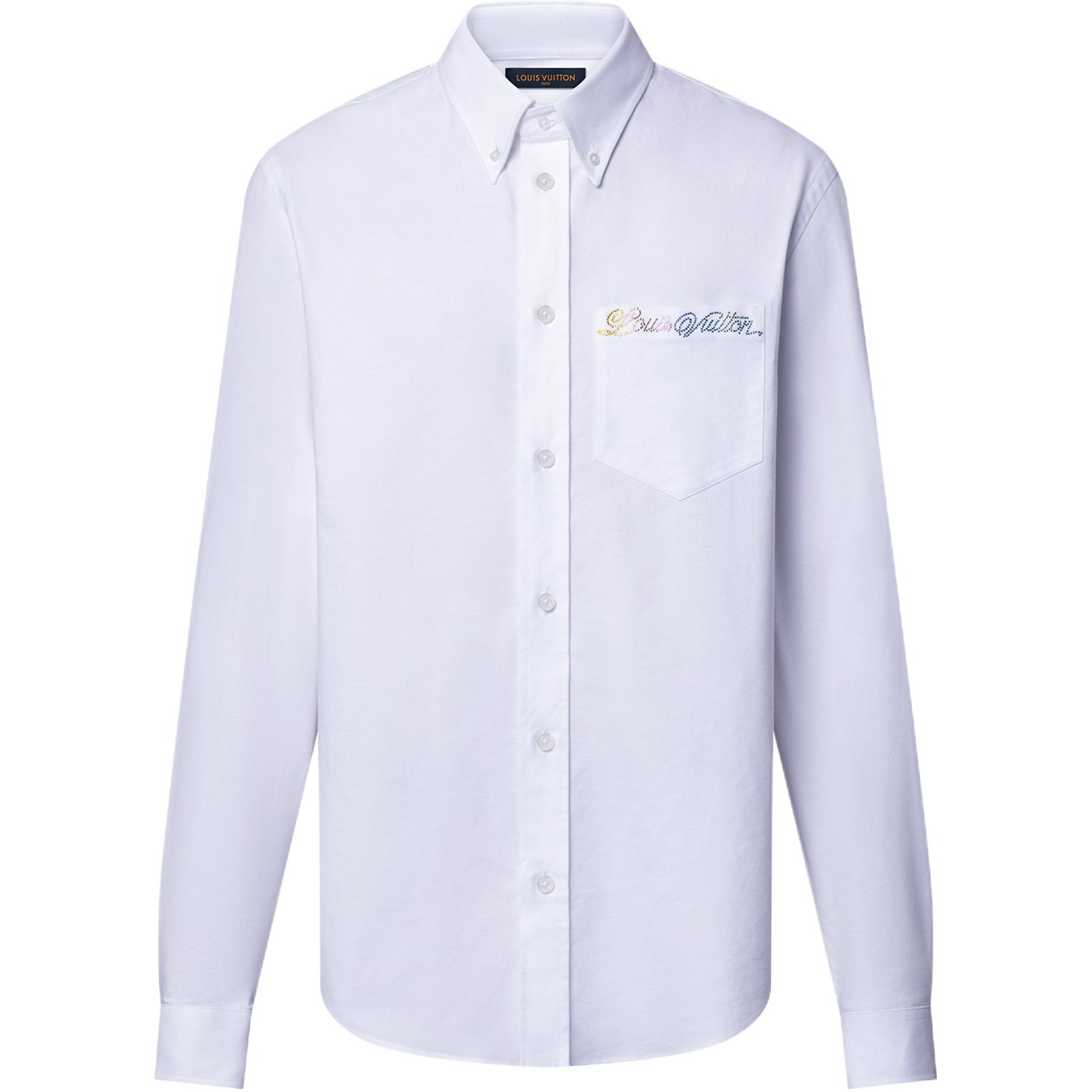 Рубашка Embellished Long Sleeved Cotton Shirt LOUIS VUITTON, белый
Рубашка Embellished Long Sleeved Cotton Shirt LOUIS VUITTON, белый