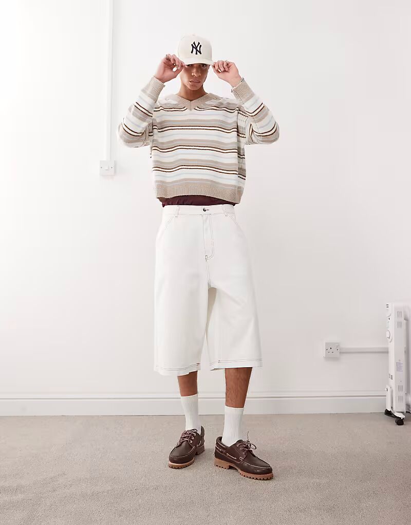 COLLUSION мешковатые шорты с низкой посадкой цвета экрю
COLLUSION мешковатые шорты с низкой посадкой цвета экрю