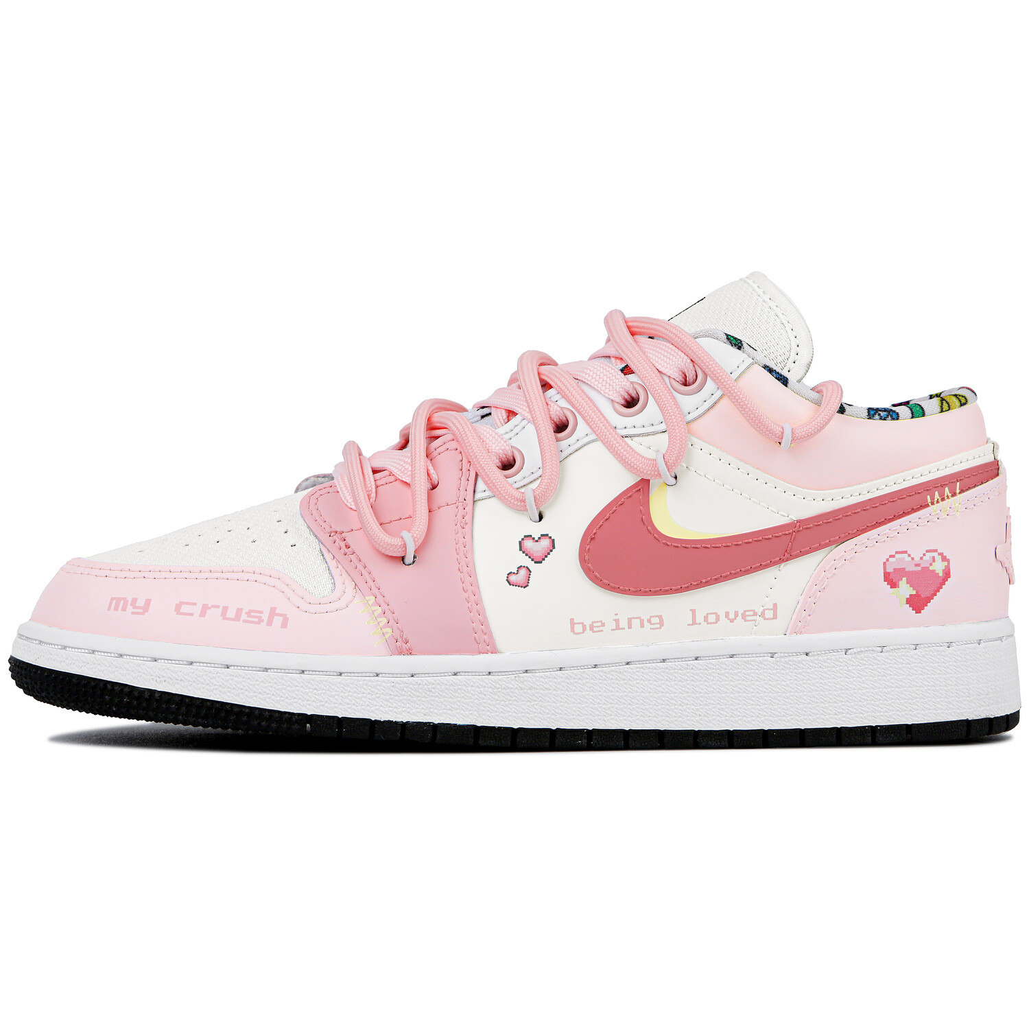Кроссовки Air Jordan 1 Vintage Basketball Shoes Women's Low-top White/pink, белый
Кроссовки Air Jordan 1 Vintage Basketball Shoes Women's Low-top White/pink, белый