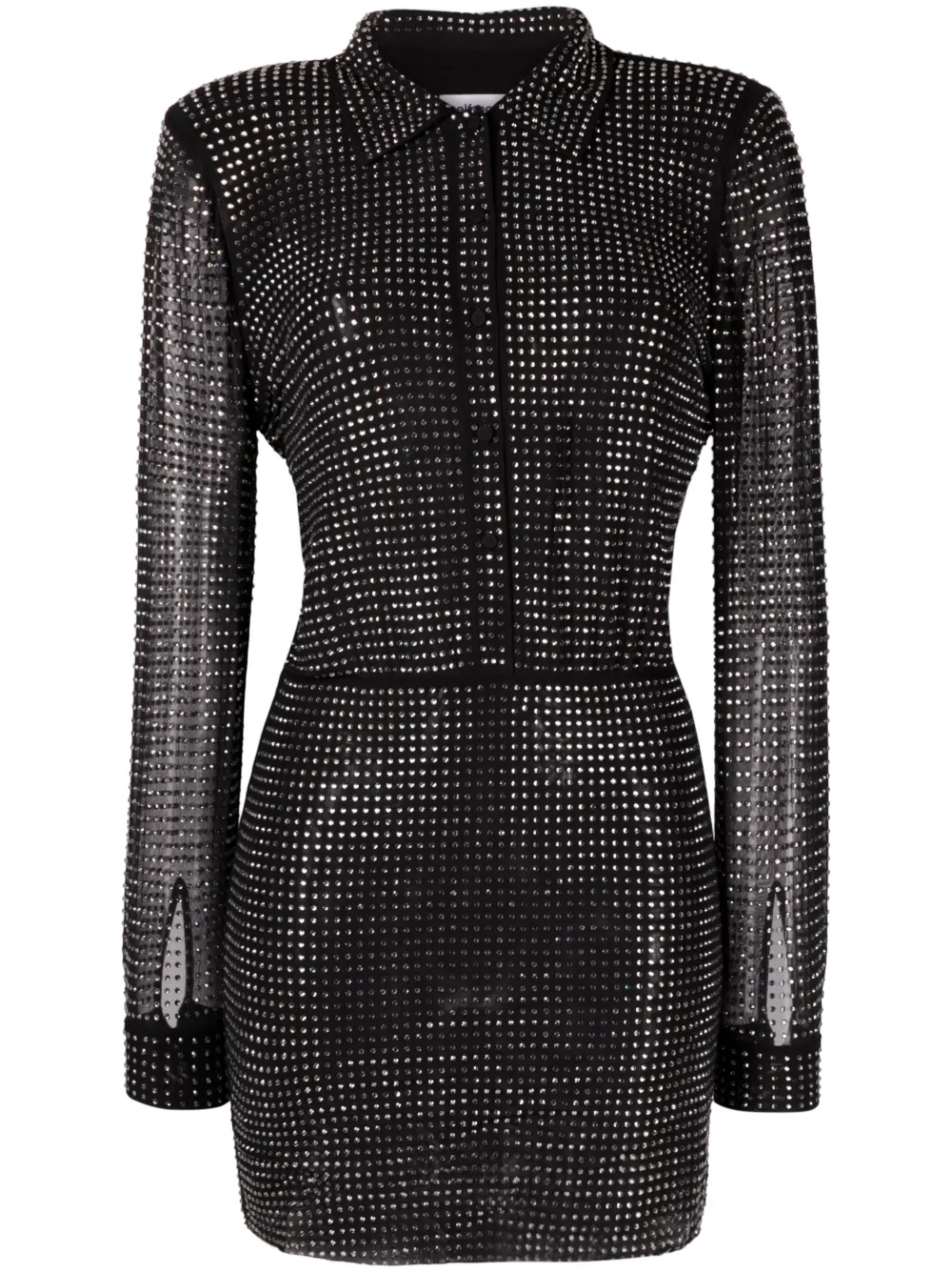 Платье мини с кристаллами Self-Portrait, черный
Платье мини с кристаллами Self-Portrait, черный