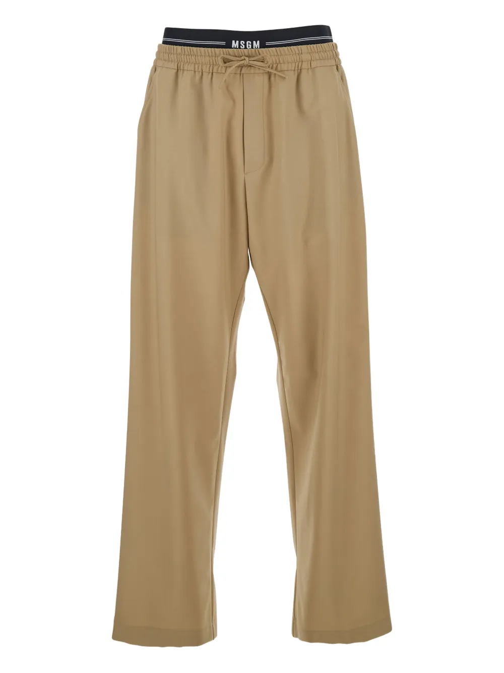 Брюки на эластичном поясе MSGM, нейтральный
Брюки на эластичном поясе MSGM, нейтральный