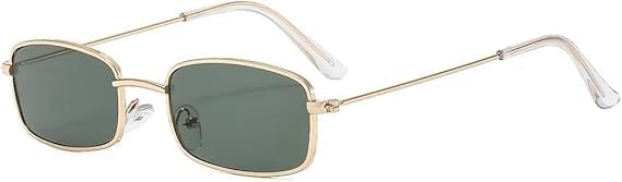 Солнцезащитные очки для мужчин и женщин - защита UV400 - маленькая оправа, металлические петли, градиентные линзы, для занятий спортом на открытом воздухе и вождения QWBSER, Gold Green
Солнцезащитные очки для мужчин и женщин - защита UV400 - маленькая оправа, металлические петли, градиентные линзы, для занятий спортом на открытом воздухе и вождения QWBSER, Gold Green