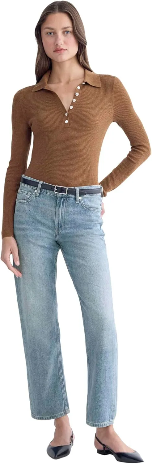 Everlane Женские джинсы Low-Rise Straight
Everlane Женские джинсы Low-Rise Straight