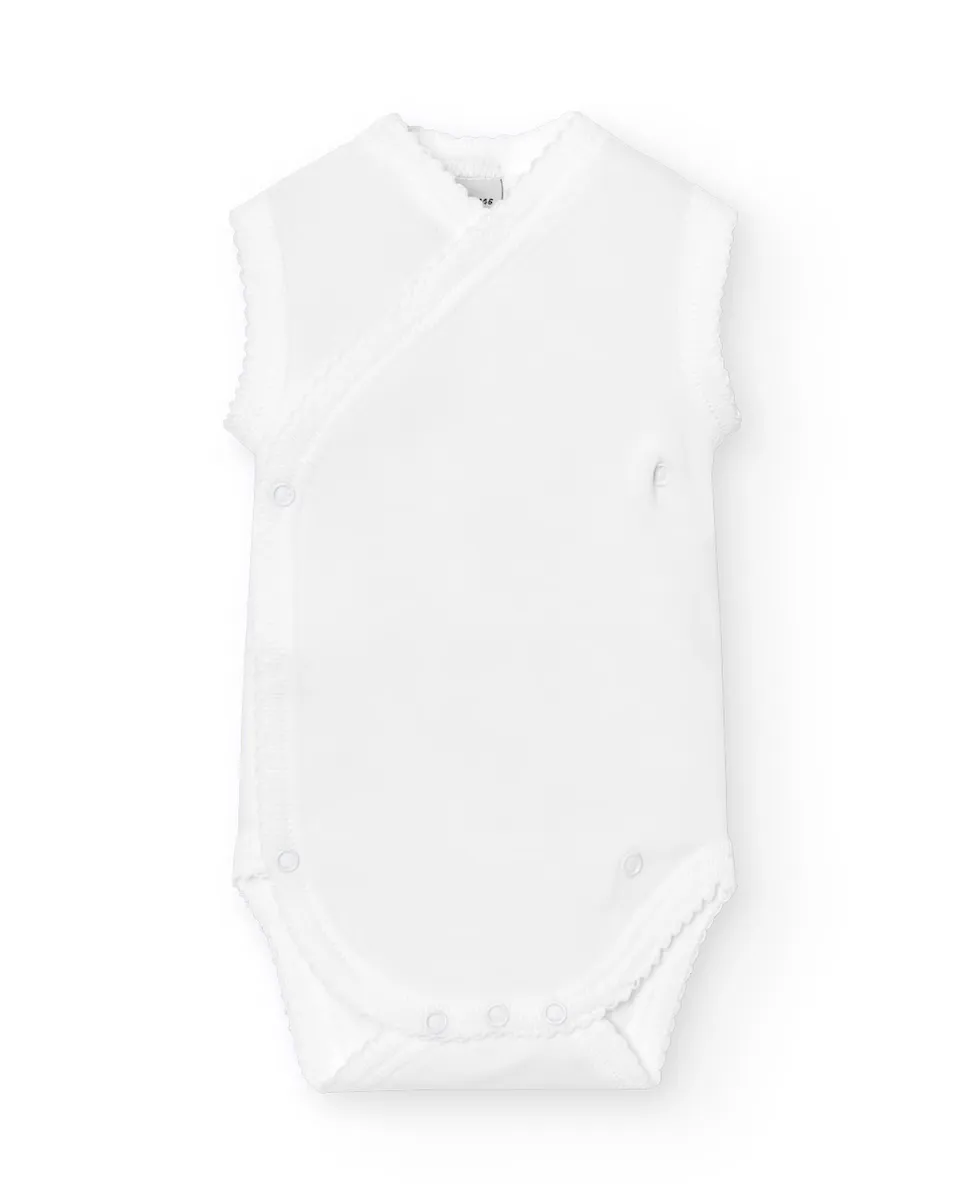 Набор из 2 детских боди без рукавов с перекрестным вырезом, рубчик 1x1 BABIDÚ, белый
Набор из 2 детских боди без рукавов с перекрестным вырезом, рубчик 1x1 BABIDÚ, белый