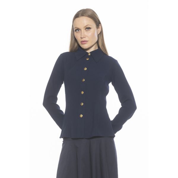 Женская рубашка Leland с воротником-стойкой и широкими манжетами Alexia Admor, синий
Женская рубашка Leland с воротником-стойкой и широкими манжетами Alexia Admor, синий