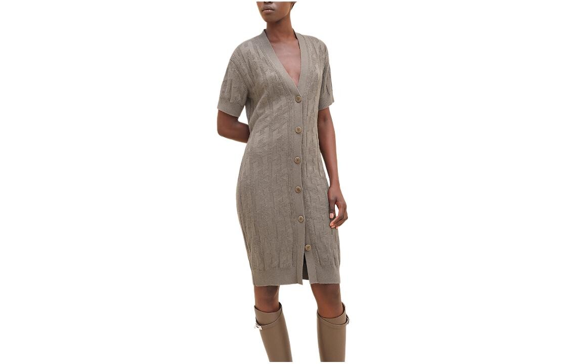 Платье женское Hermes с короткими рукавами, серый
Платье женское Hermes с короткими рукавами, серый