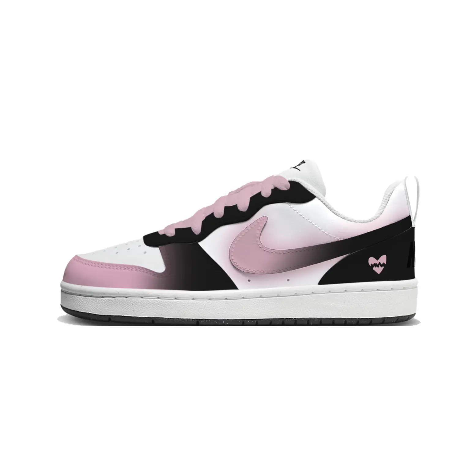 Nike Кроссовки для скейтбординга Court Borough Black Rose Heart дышащие низкие детские White унисекс
Nike Кроссовки для скейтбординга Court Borough Black Rose Heart дышащие низкие детские White унисекс