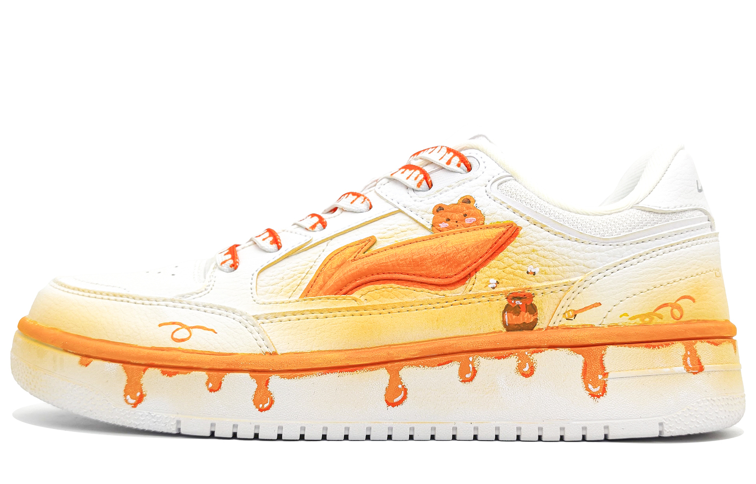 ЛиНинг Тяньцзи Противоскользящие Износостойкие Низкие Кроссовки для Скейтбординга Мужские Медово-Оранжевый, Бело-Оранжевый
ЛиНинг Тяньцзи Противоскользящие Износостойкие Низкие Кроссовки для Скейтбординга Мужские Медово-Оранжевый, Бело-Оранжевый