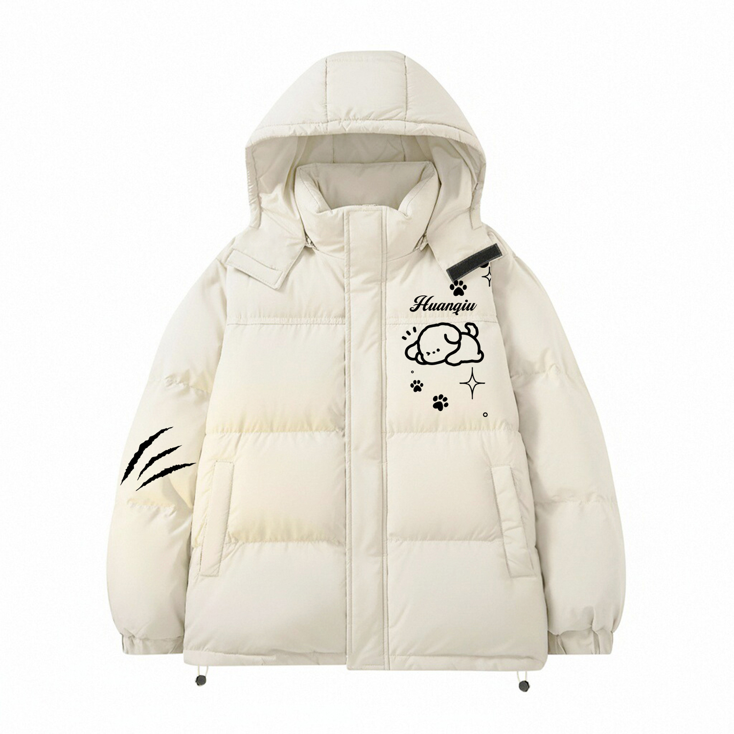 Пуховик Unisex с капюшоном утепленный HUANQIU, бежевый оранжевый
Пуховик Unisex с капюшоном утепленный HUANQIU, бежевый оранжевый