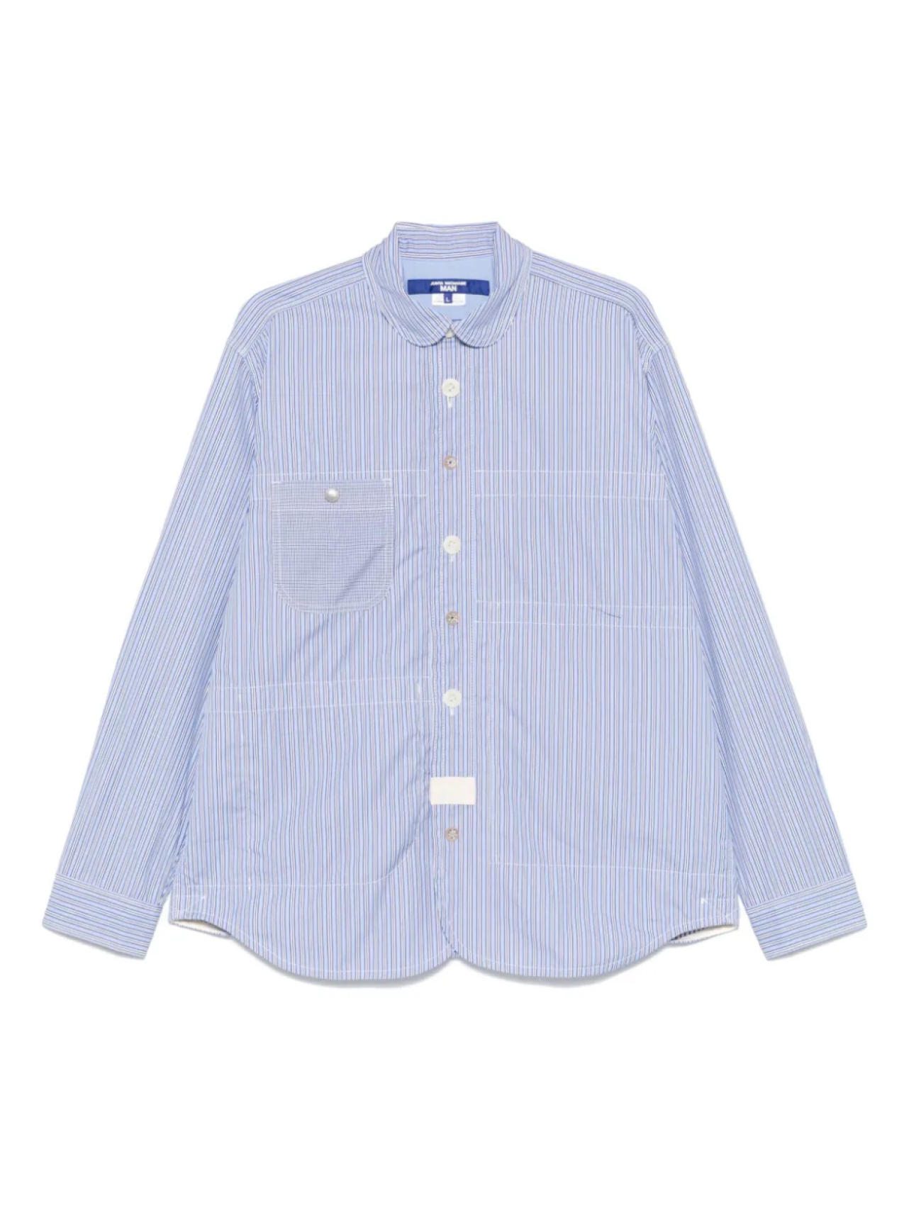 Полосатая рубашка Junya Watanabe MAN, синий 
Полосатая рубашка Junya Watanabe MAN, синий