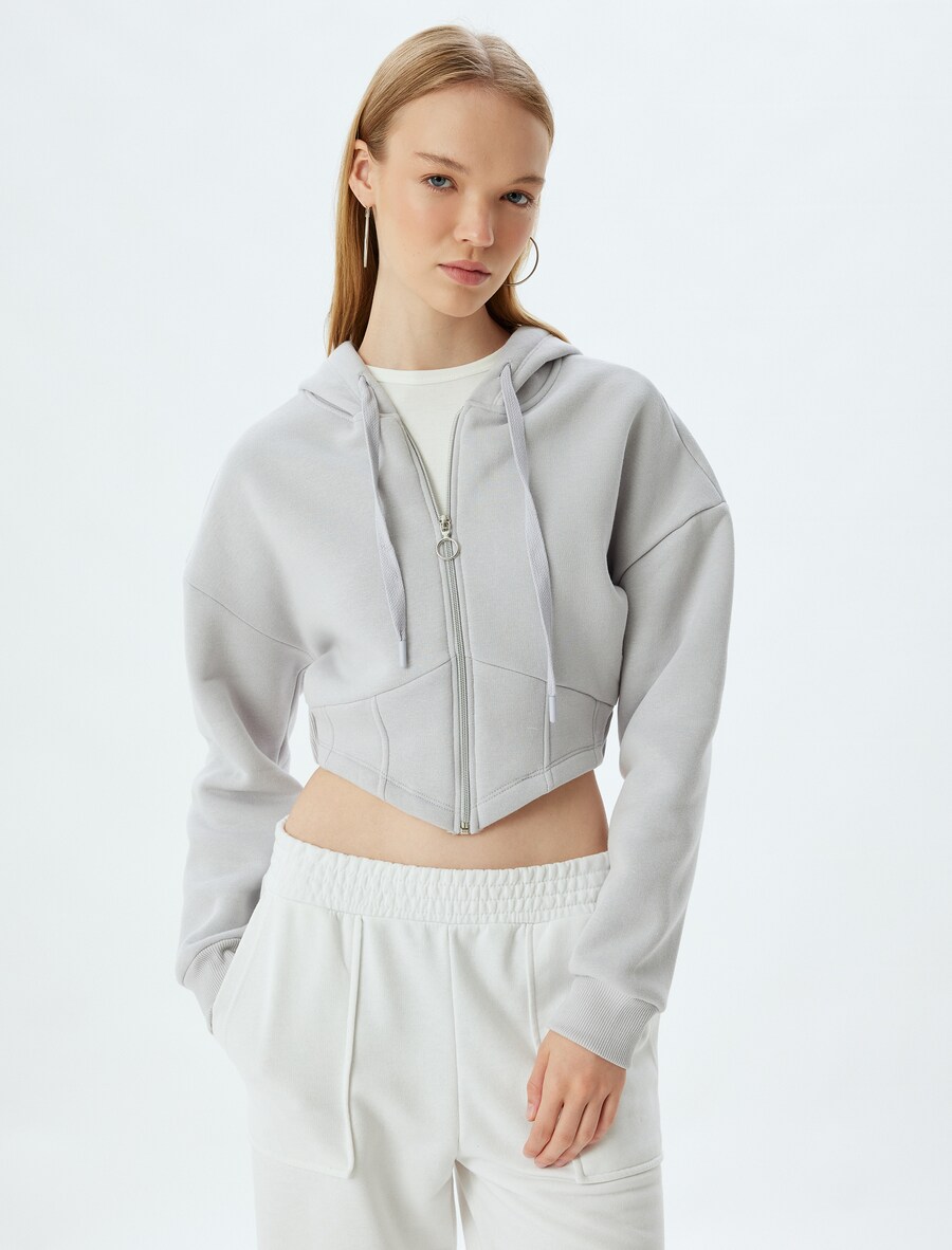 Толстовка Koton, светло-серый
Толстовка Koton, светло-серый