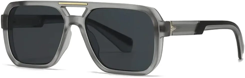 Ретро-солнцезащитные очки с двойной перемычкой, квадратной формы, женские, стильные, люксовые, желейного цвета, мужские, повседневные, UV400 TVTBBVV, Grey Black
Ретро-солнцезащитные очки с двойной перемычкой, квадратной формы, женские, стильные, люксовые, желейного цвета, мужские, повседневные, UV400 TVTBBVV, Grey Black