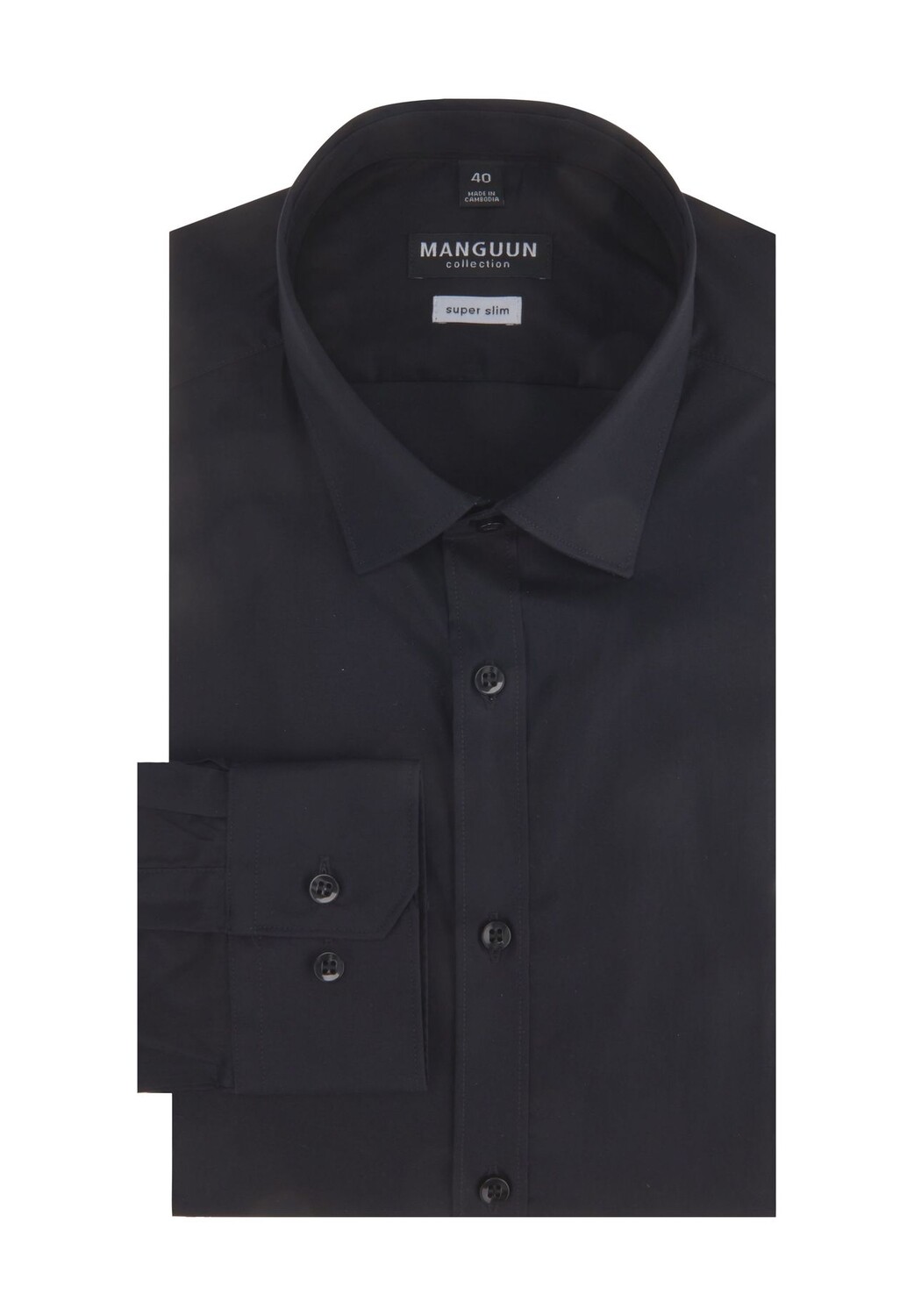 Деловая рубашка, очень приталенный крой, мужская Manguun Collection, черный
Деловая рубашка, очень приталенный крой, мужская Manguun Collection, черный