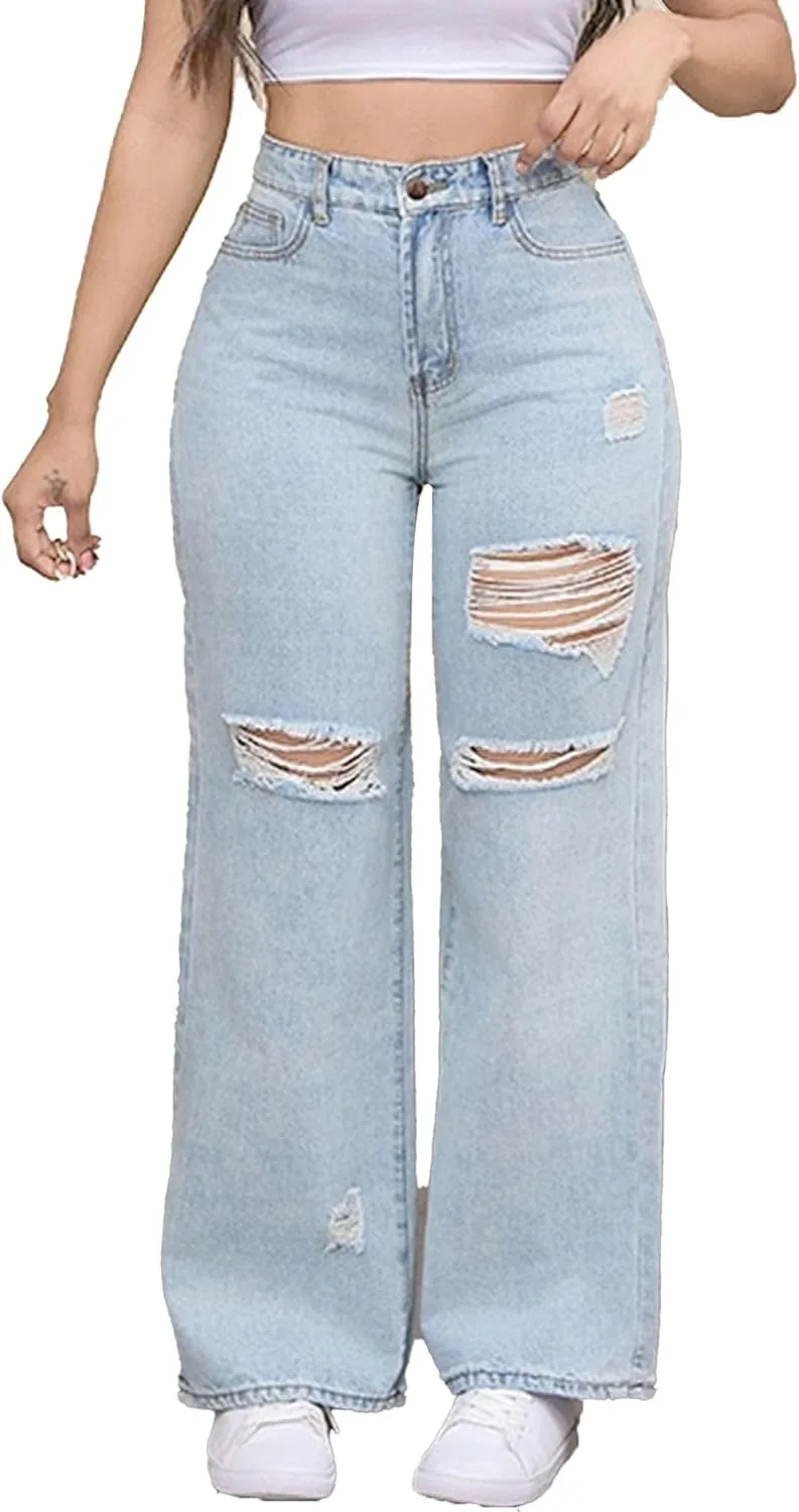 Женские джинсы Flare с высокой талией и широкими штанинами RegaliaKun
Женские джинсы Flare с высокой талией и широкими штанинами RegaliaKun