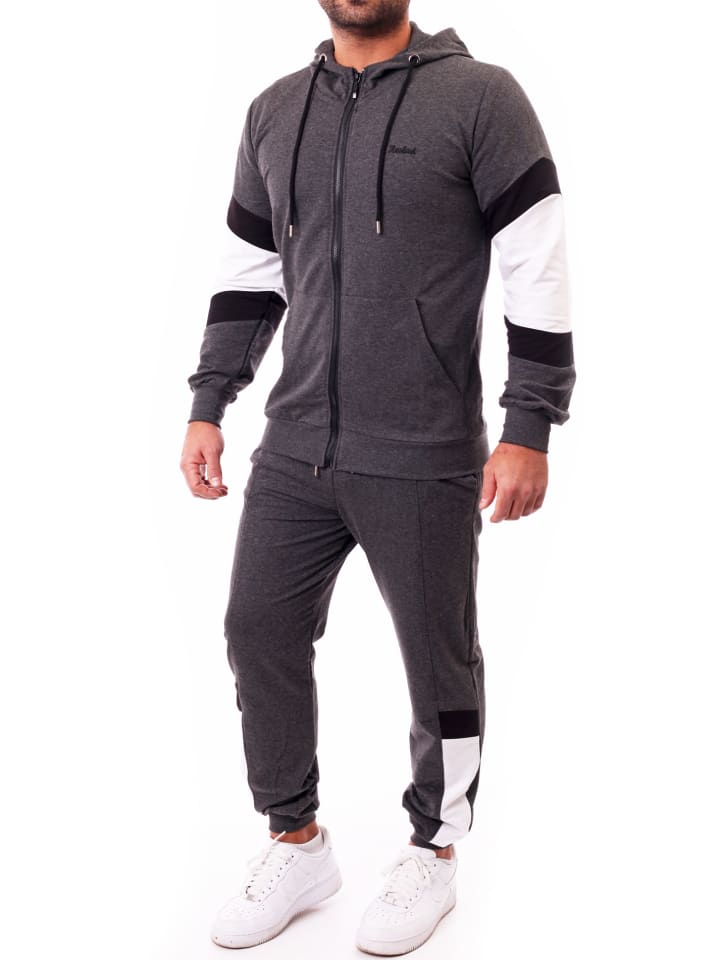 RESLAD Спортивный костюм для спортзала антрацитового и белого цвета
RESLAD Спортивный костюм для спортзала антрацитового и белого цвета