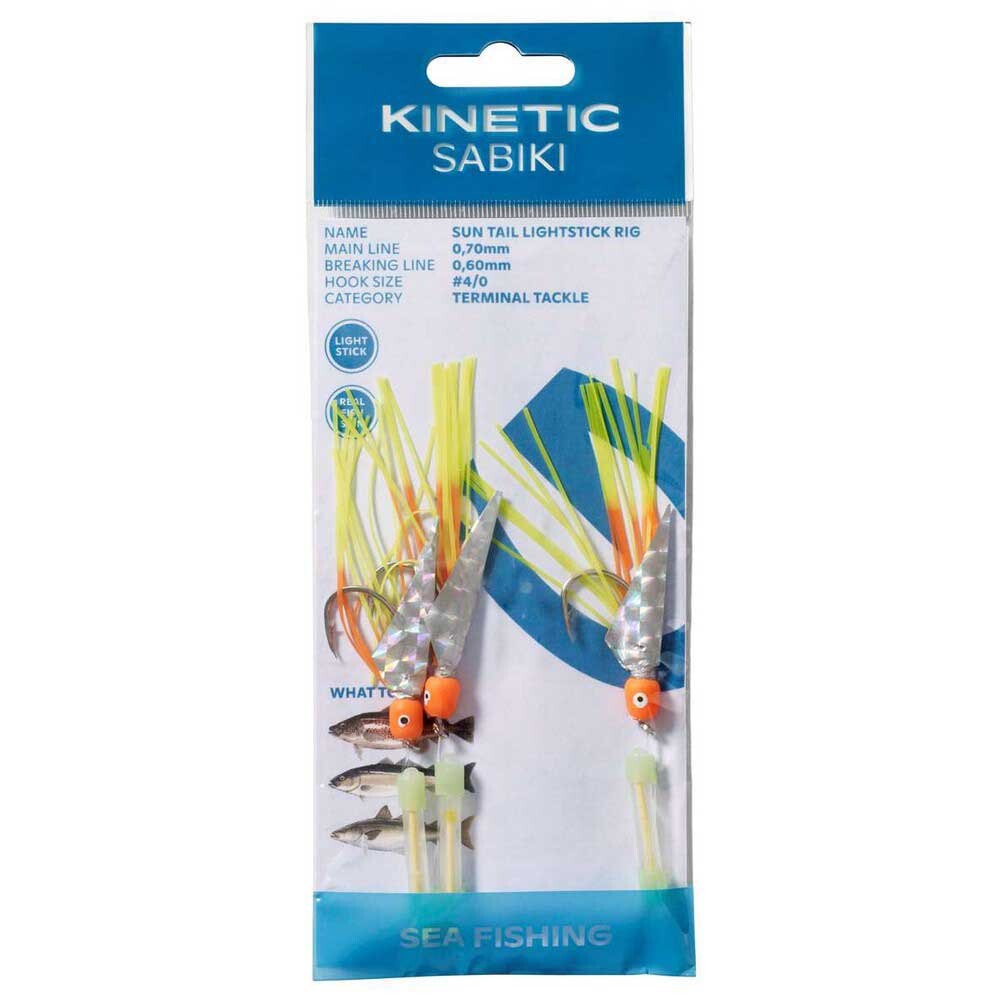 Оснастки Kinetic Sabiki Sun Tail Lightstick, прозрачный
Оснастки Kinetic Sabiki Sun Tail Lightstick, прозрачный