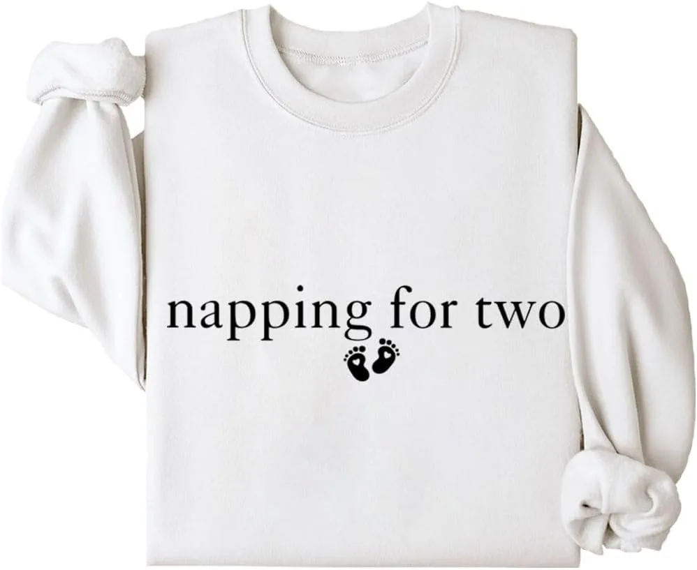 Толстовка с надписью Napping For Two для объявления о беременности Kzggs
Толстовка с надписью Napping For Two для объявления о беременности Kzggs