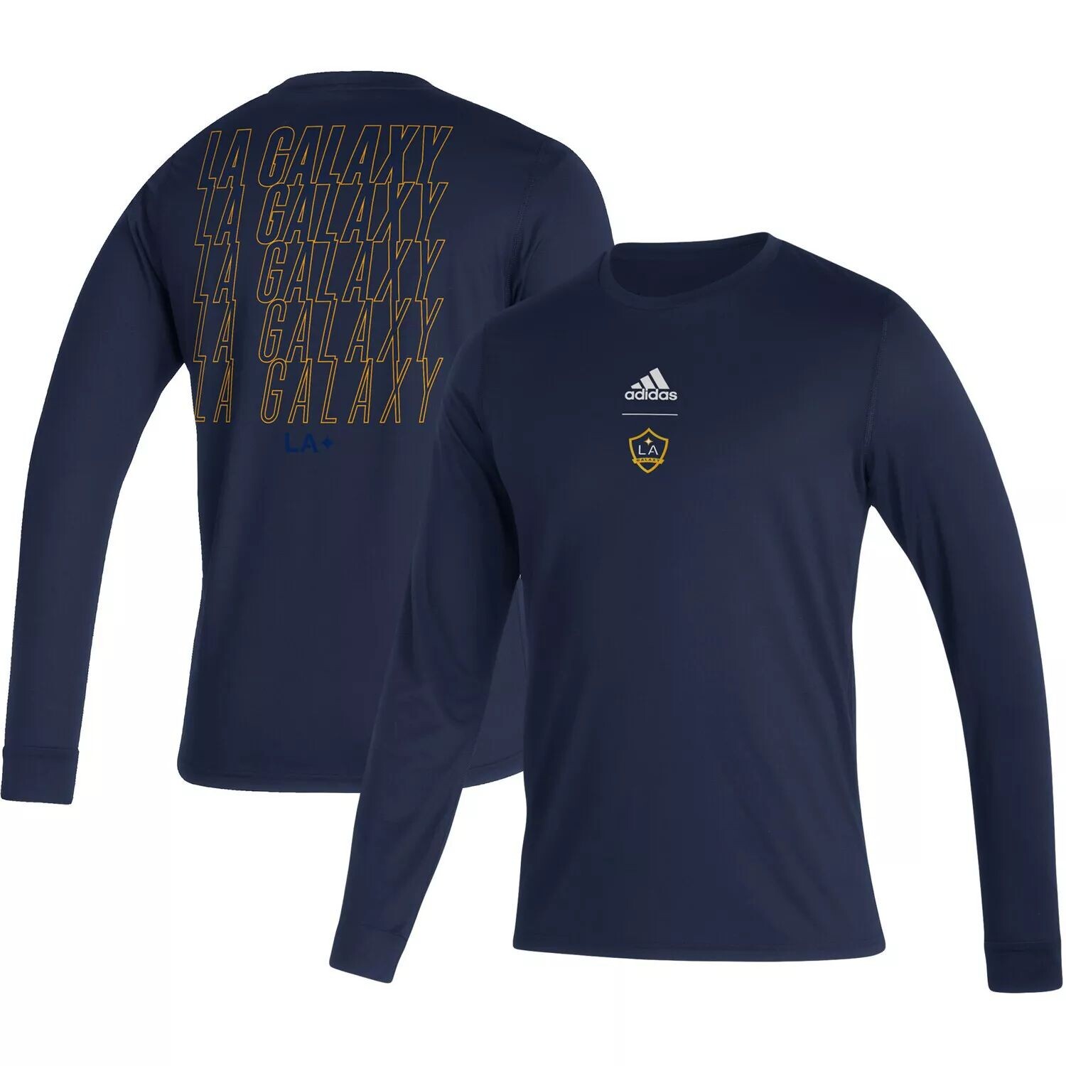 Мужская темно-синяя футболка с длинным рукавом LA Galaxy Club adidas, Синий, Мужская темно-синяя футболка с длинным рукавом LA Galaxy Club adidas
Мужская темно-синяя футболка с длинным рукавом LA Galaxy Club adidas, Синий, Мужская темно-синяя футболка с длинным рукавом LA Galaxy Club adidas