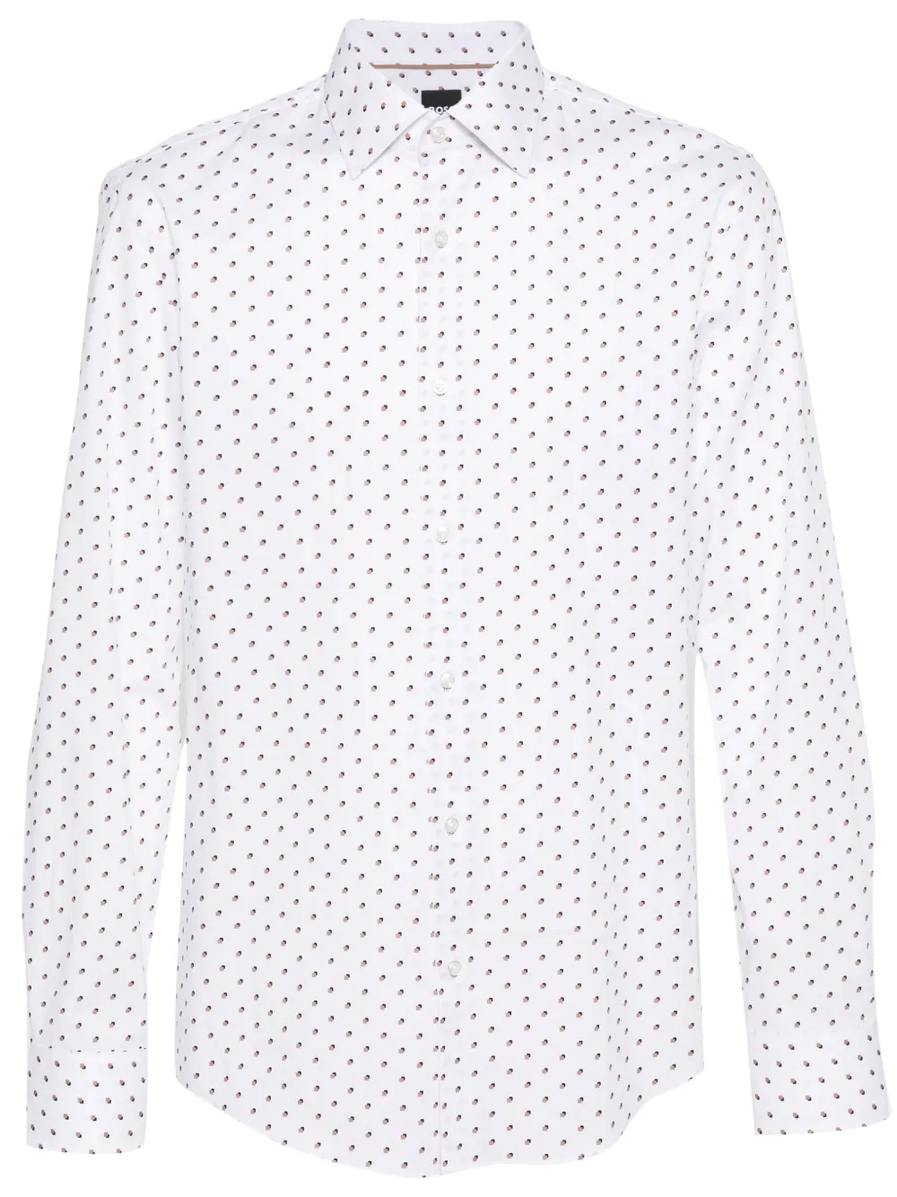 Рубашка с геометричным принтом BOSS, белый
Рубашка с геометричным принтом BOSS, белый