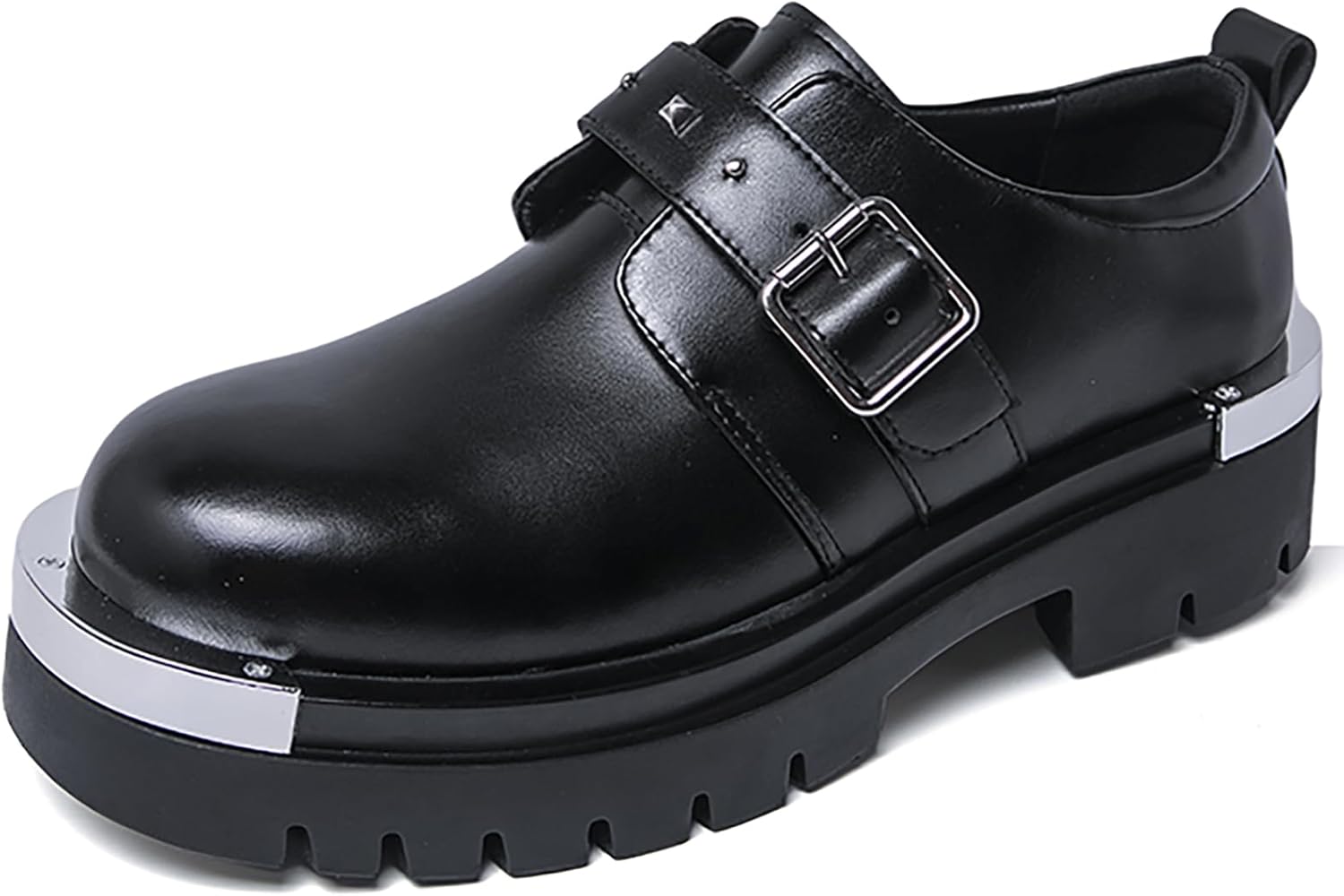 Мужские кожаные оксфорды с металлической пластиной на платформе, классические с широким носком, регулировка пряжки, деловые туфли с нескользящей подошвой, удобным массивным каблуком, подъемные дерби Qeosnbx, черный
Мужские кожаные оксфорды с металлической пластиной на платформе, классические с широким носком, регулировка пряжки, деловые туфли с нескользящей подошвой, удобным массивным каблуком, подъемные дерби Qeosnbx, черный