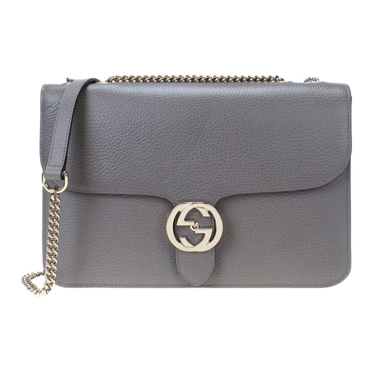 Сумка-мессенджер из личиевой зернистой кожи, дорожная сумка, через плечо, большая, женская, серая GUCCI
Сумка-мессенджер из личиевой зернистой кожи, дорожная сумка, через плечо, большая, женская, серая GUCCI