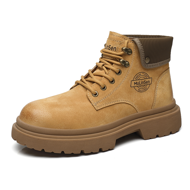 Mulinsen Короткие мужские ботинки Martin, желтые
Mulinsen Короткие мужские ботинки Martin, желтые