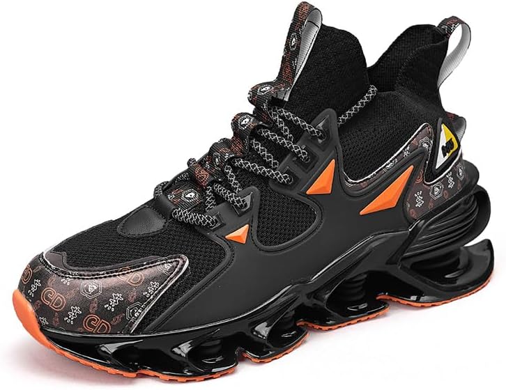 Мужские спортивные повседневные кроссовки с дышащей сеткой, с подошвой Blade, противоскользящие, для бега и тенниса Meixi Mobile, черный
Мужские спортивные повседневные кроссовки с дышащей сеткой, с подошвой Blade, противоскользящие, для бега и тенниса Meixi Mobile, черный