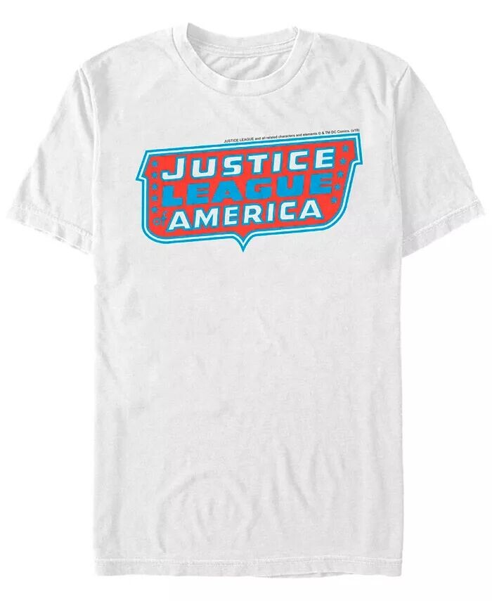 Мужская футболка с коротким рукавом и текстовым логотипом DC Лига Справедливости Америки Fifth Sun
Мужская футболка с коротким рукавом и текстовым логотипом DC Лига Справедливости Америки Fifth Sun