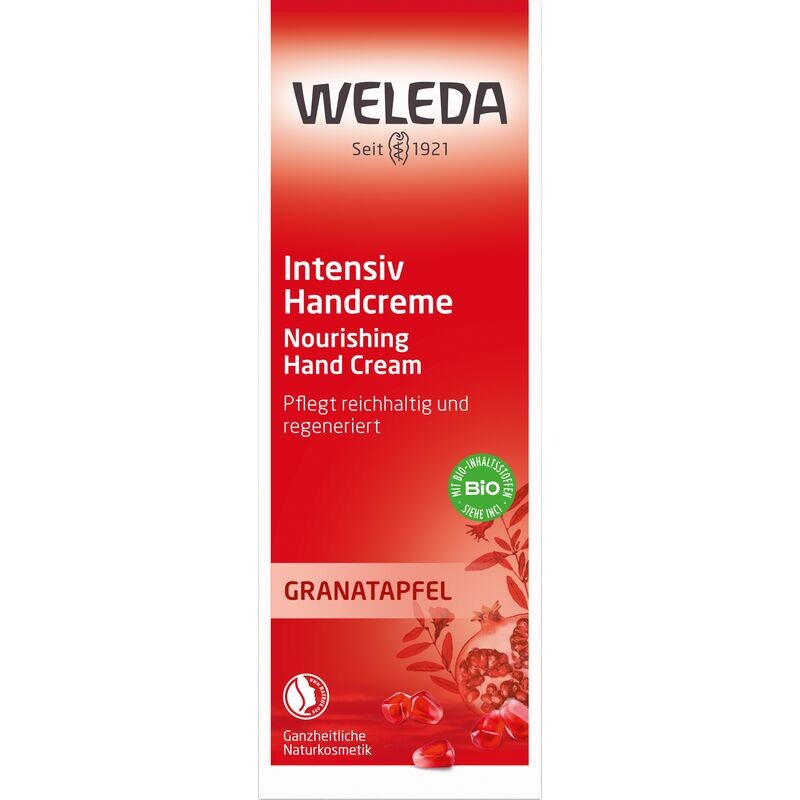 Гранатовый интенсивный крем для рук Weleda, 50 ml
Гранатовый интенсивный крем для рук Weleda, 50 ml