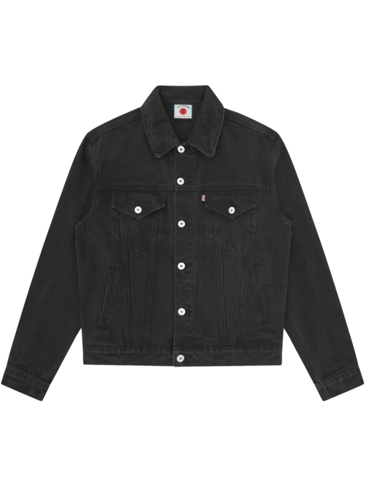 Джинсовая куртка с принтом логотипа ICECREAM, черный
Джинсовая куртка с принтом логотипа ICECREAM, черный