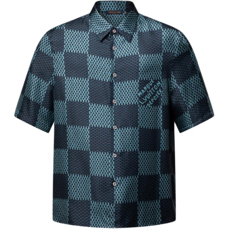 Дамье короткий рукав шелковая рубашка LOUIS VUITTON, синий
Дамье короткий рукав шелковая рубашка LOUIS VUITTON, синий
