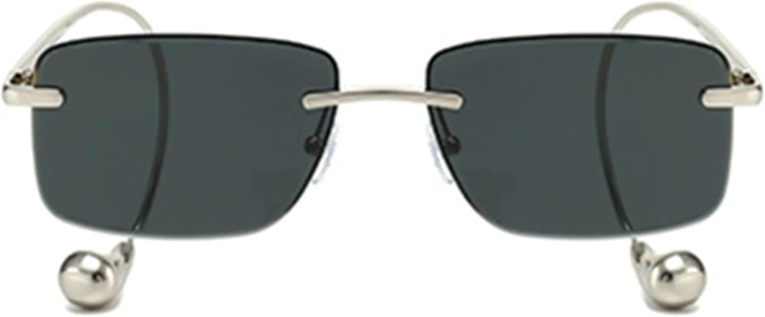 bullabulling Винтажные солнцезащитные очки без оправы, прямоугольные, для женщин, роскошные, модные солнцезащитные очки для женщин, оправа для очков, Gray Silvery
bullabulling Винтажные солнцезащитные очки без оправы, прямоугольные, для женщин, роскошные, модные солнцезащитные очки для женщин, оправа для очков, Gray Silvery