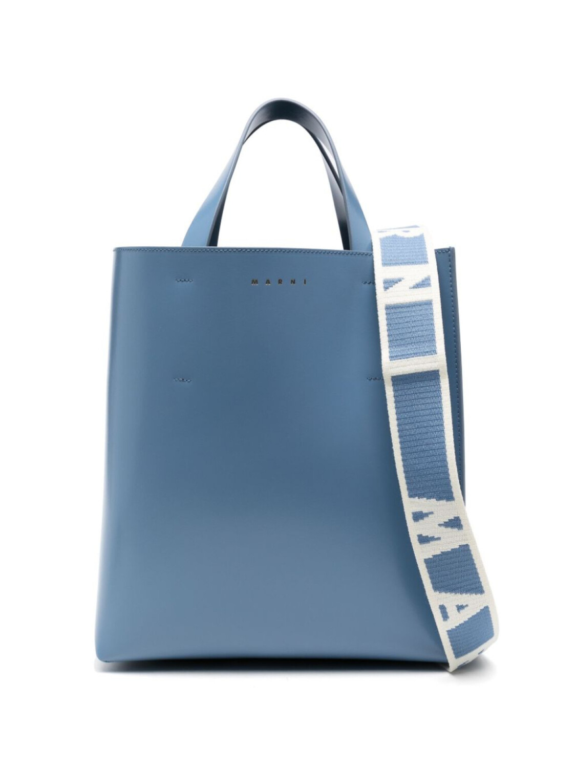 Marni маленькая сумка-тоут Museo, синий 
Marni маленькая сумка-тоут Museo, синий