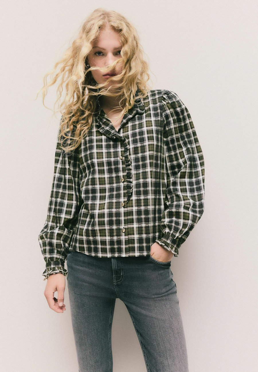 Блуза Next RUFFLE NECK LONG SLEEVE , Green Blue Check/Green
Блуза Next RUFFLE NECK LONG SLEEVE , Green Blue Check/Green