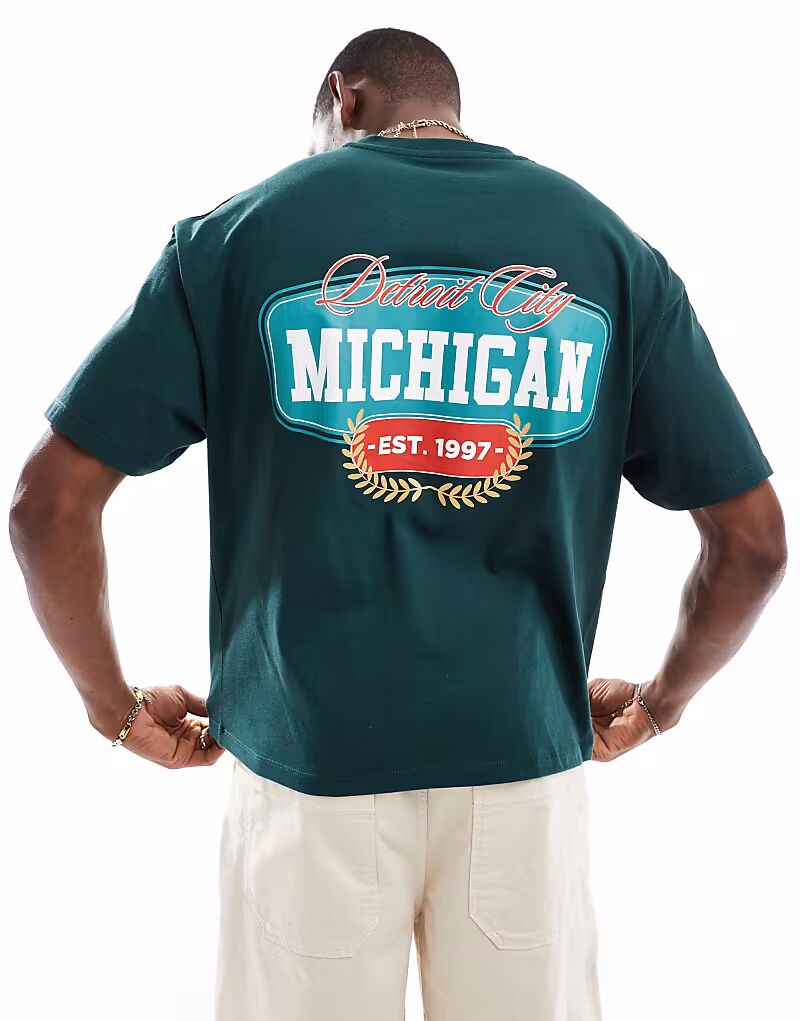 Футболка свободного кроя ASOS DESIGN с изображением города зеленого цвета, Зеленый, Футболка свободного кроя ASOS DESIGN с изображением города зеленого цвета
Футболка свободного кроя ASOS DESIGN с изображением города зеленого цвета, Зеленый, Футболка свободного кроя ASOS DESIGN с изображением города зеленого цвета