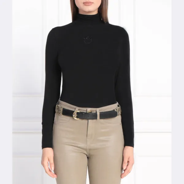 Водолазка стандартного кроя с добавлением кашемира Pinko, черный
Водолазка стандартного кроя с добавлением кашемира Pinko, черный