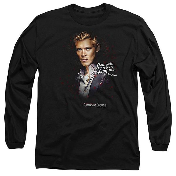 Футболка с длинным рукавом Vampire Diaries Never Destroy Licensed Character
Футболка с длинным рукавом Vampire Diaries Never Destroy Licensed Character