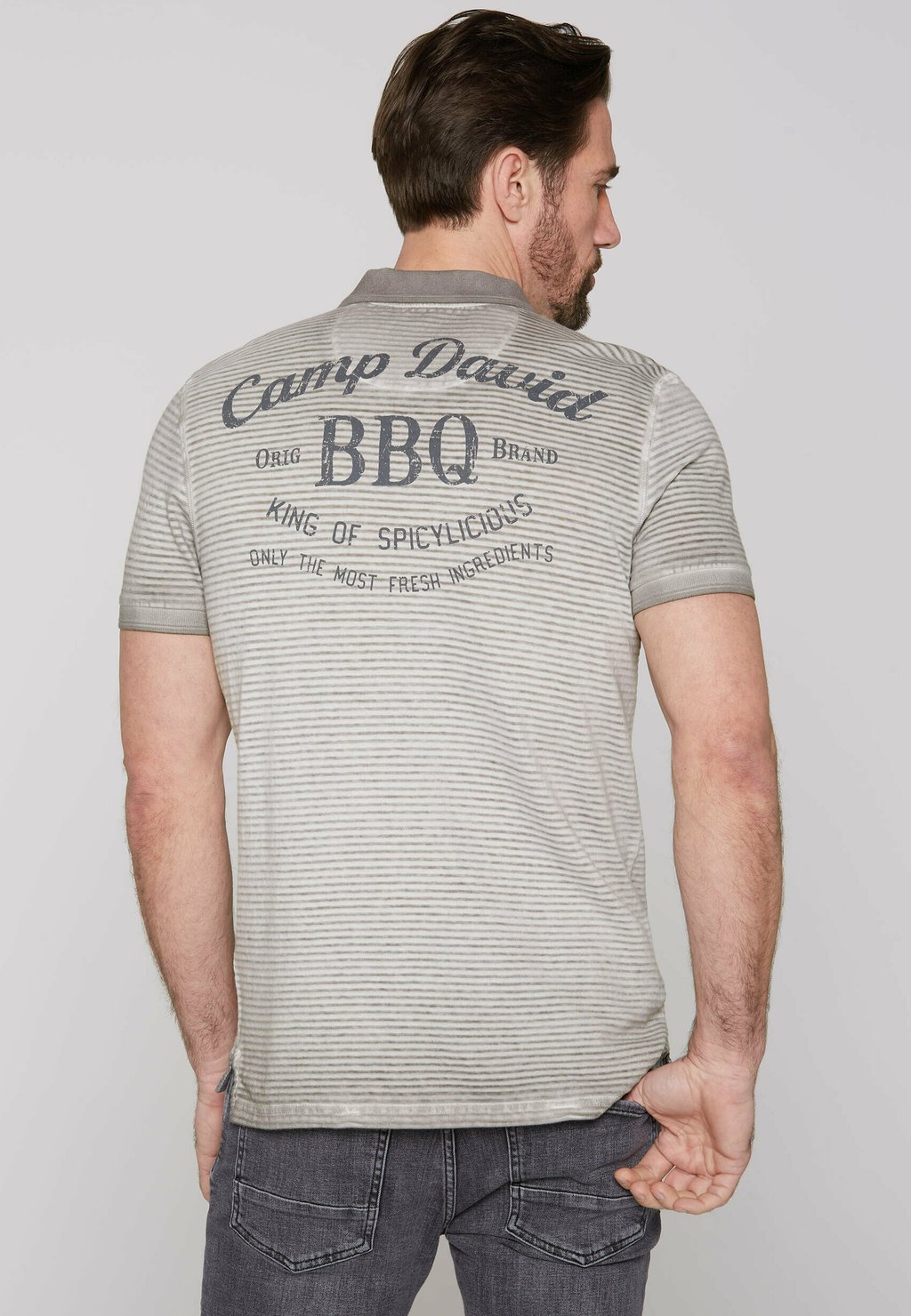 Рубашка поло STRUKTURSTREIFEN Camp David, серый
Рубашка поло STRUKTURSTREIFEN Camp David, серый