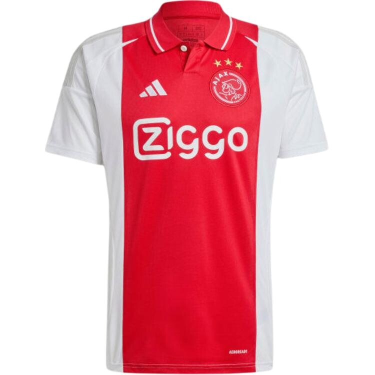Футбольная майка Ajax Amsterdam мужская белая/красная Adidas, белый/красный 
Футбольная майка Ajax Amsterdam мужская белая/красная Adidas, белый/красный