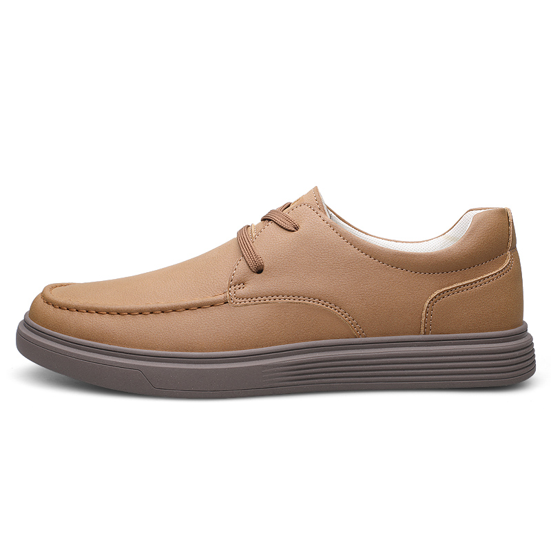 LAORENTOU Повседневные кожаные туфли мужские низкие серо-коричневые, цвет Brown 
LAORENTOU Повседневные кожаные туфли мужские низкие серо-коричневые, цвет Brown