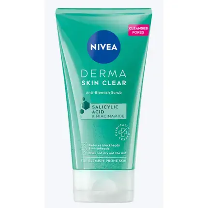 Derma Skin Clear Пилинг против пятен с салициловой кислотой и ниацинамидом 150 мл, Nivea
Derma Skin Clear Пилинг против пятен с салициловой кислотой и ниацинамидом 150 мл, Nivea