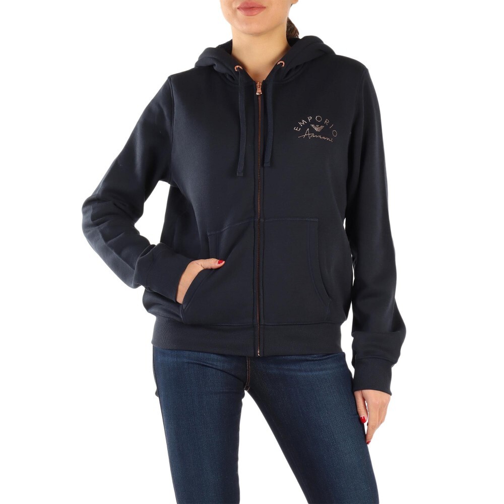 Толстовка из эко меха внутри Emporio Armani, синий
Толстовка из эко меха внутри Emporio Armani, синий