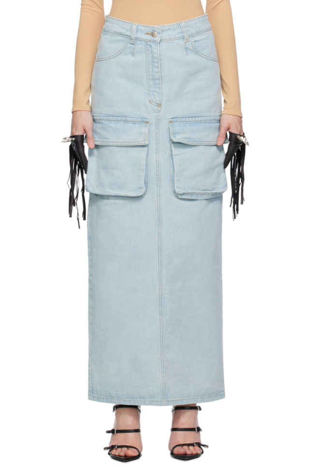 Карго-джинсовая макси-юбка Lado Bokuchava, синий
Карго-джинсовая макси-юбка Lado Bokuchava, синий
