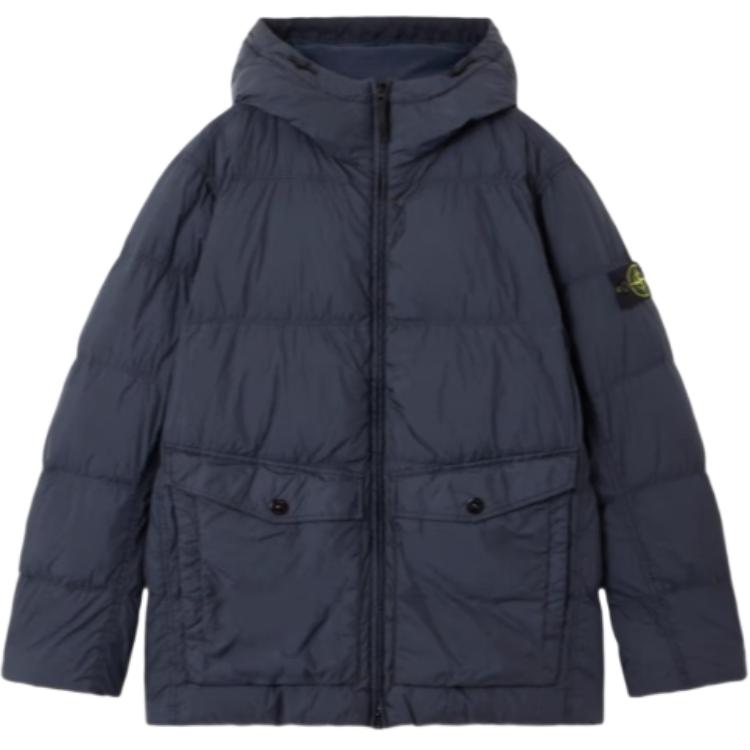 Толстовка с капюшоном на молнии с нашивкой логотипа STONE ISLAND, синий
Толстовка с капюшоном на молнии с нашивкой логотипа STONE ISLAND, синий