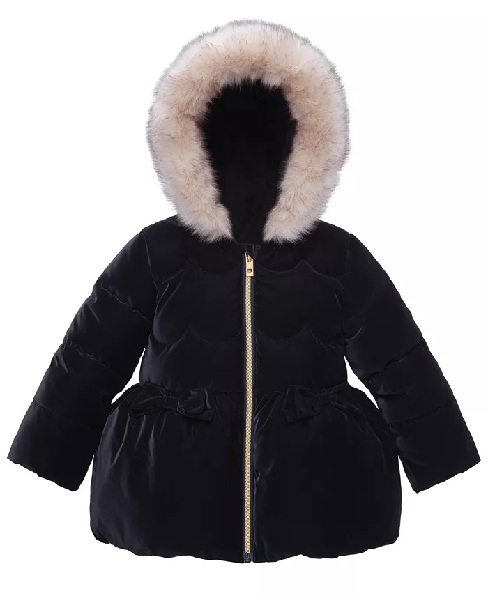Роскошное стеганое пальто с бантом для девочек-малышей Rokka&Rolla, черный
Роскошное стеганое пальто с бантом для девочек-малышей Rokka&Rolla, черный