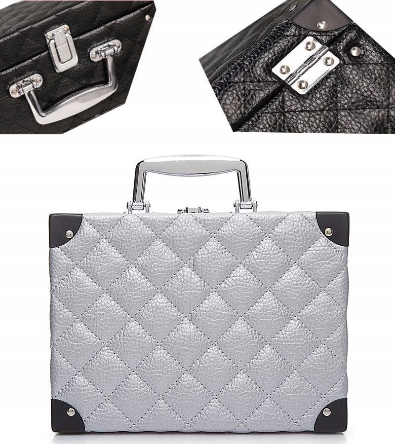 Дорожная косметичка, коробочка для косметики Admir, цвет серебро