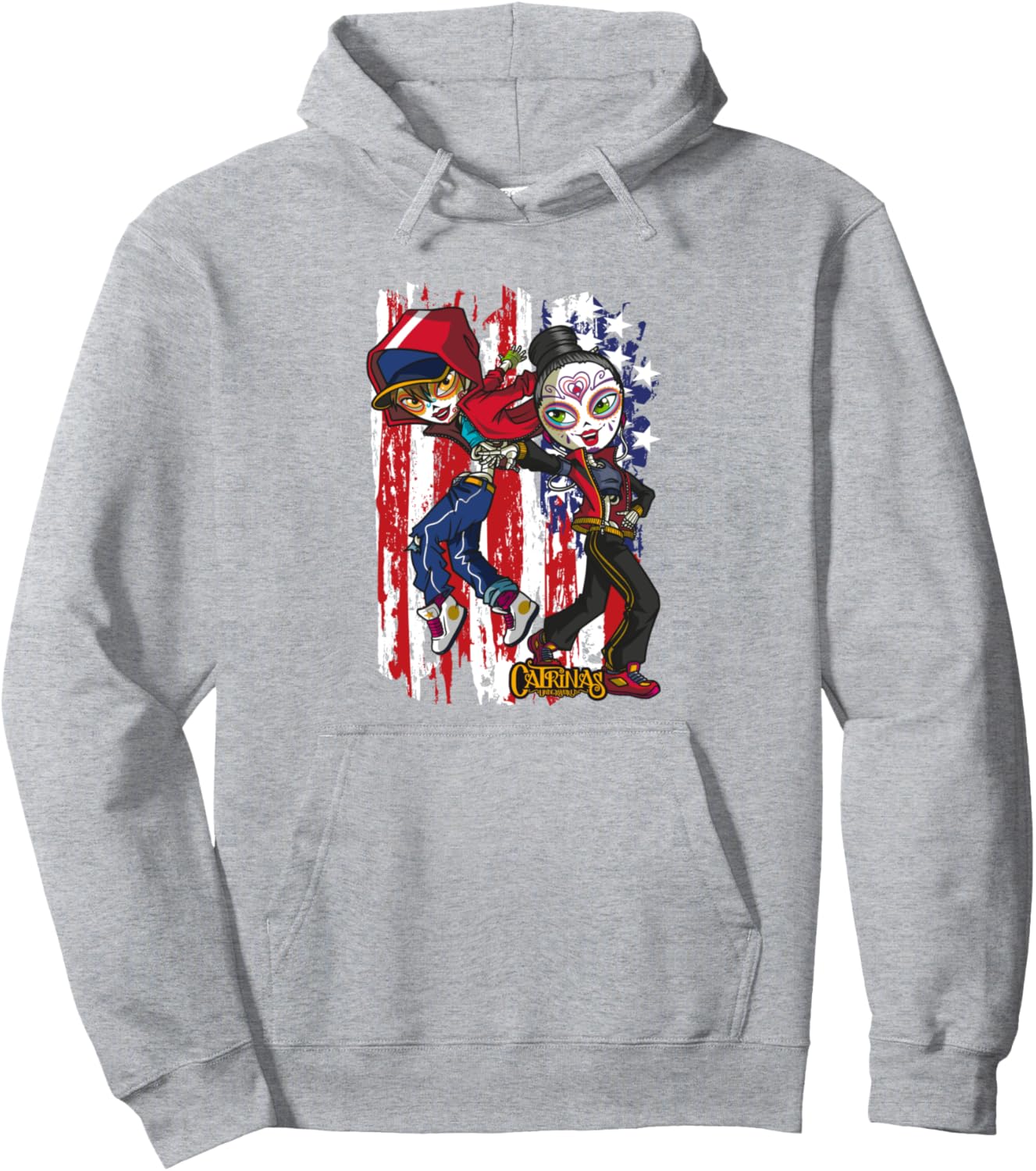 Подземный мир Катрины - красочная толстовка ко Дню мертвых Catrinas, серый
Подземный мир Катрины - красочная толстовка ко Дню мертвых Catrinas, серый